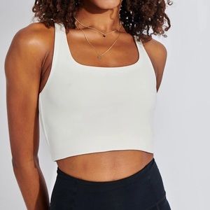 Girlfriend Collective Paloma Bra Ivory Rare Large